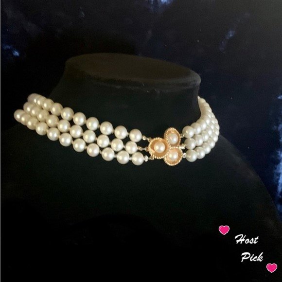 Vintage Jewelry - RARE - Vintage Victorian Choker Collar Necklace